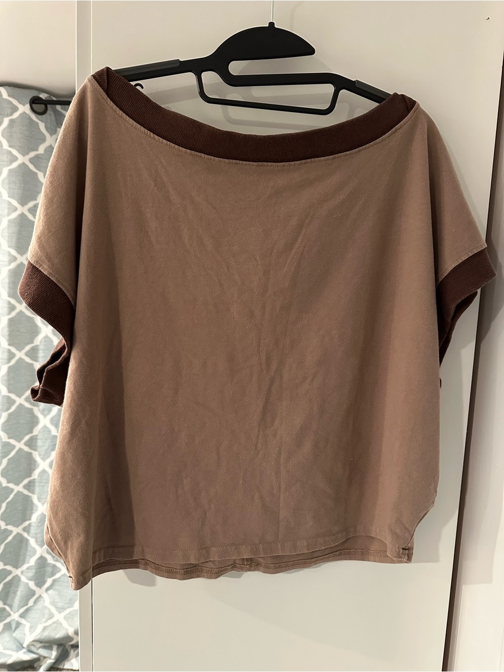 Free people Relaxed Scoop Neck Women's Top in cocoa S